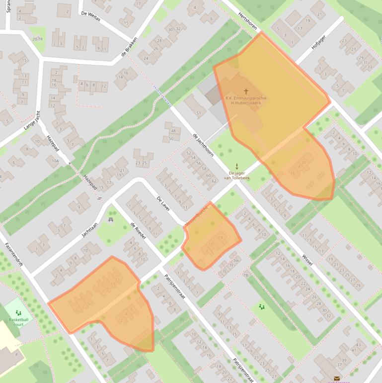 Kaart van postcodegebied 8309AG.