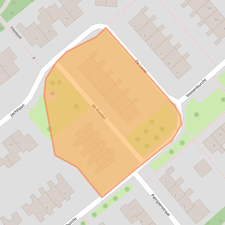 Kaart van postcodegebied 8309AN.