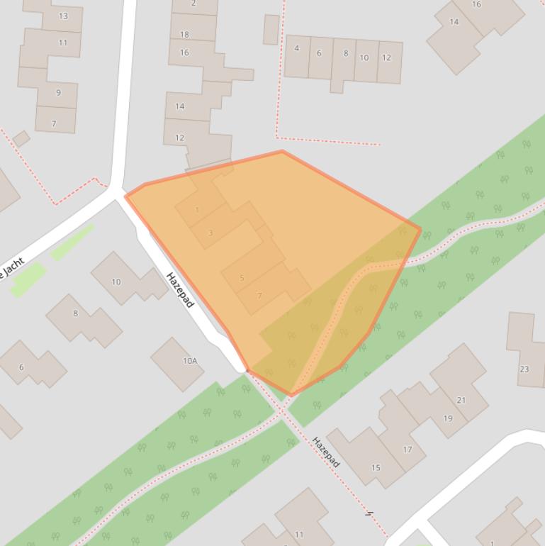 Kaart van postcodegebied 8309AX.