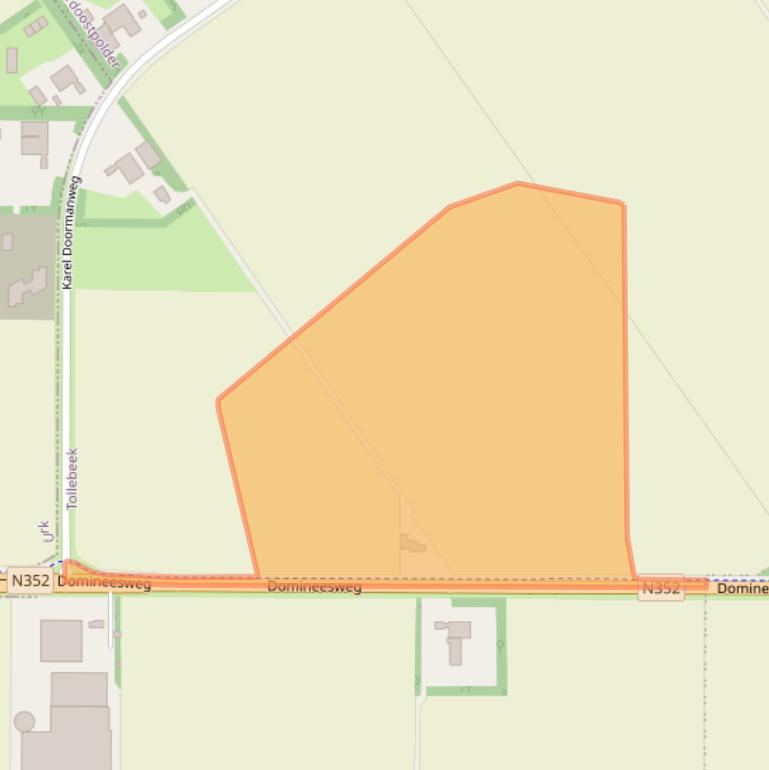 Kaart van postcodegebied 8309PL.