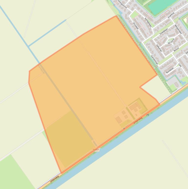 Kaart van postcodegebied 8309PR.