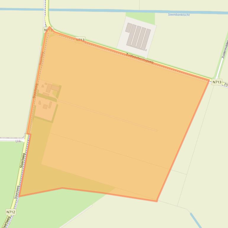 Kaart van postcodegebied 8309PT.