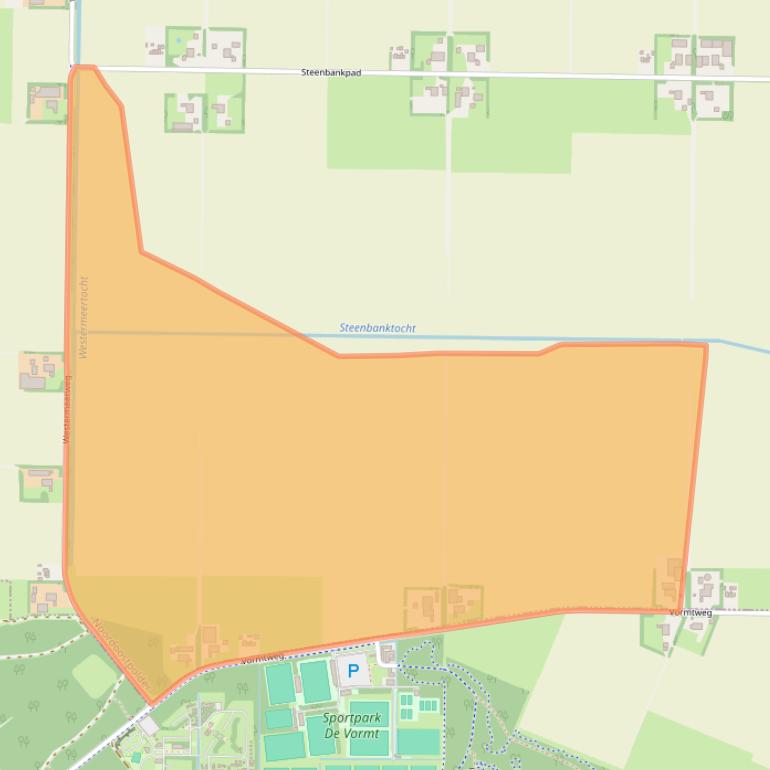 Kaart van postcodegebied 8309PW.