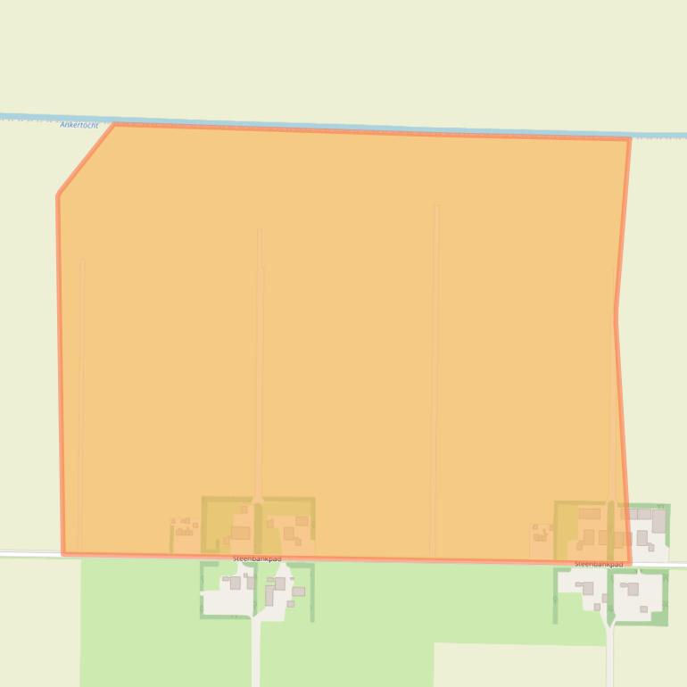 Kaart van postcodegebied 8309RC.