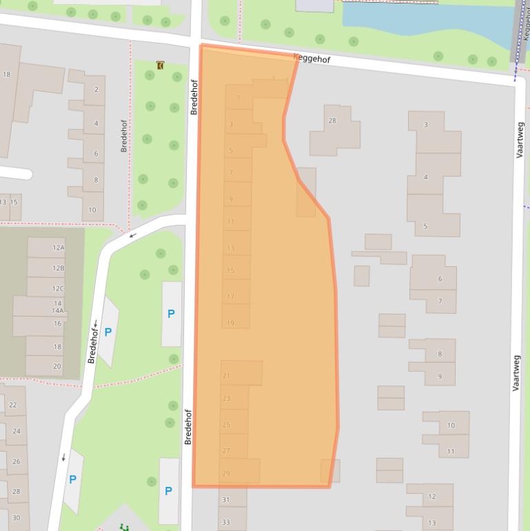 Kaart van postcodegebied 8311AH.