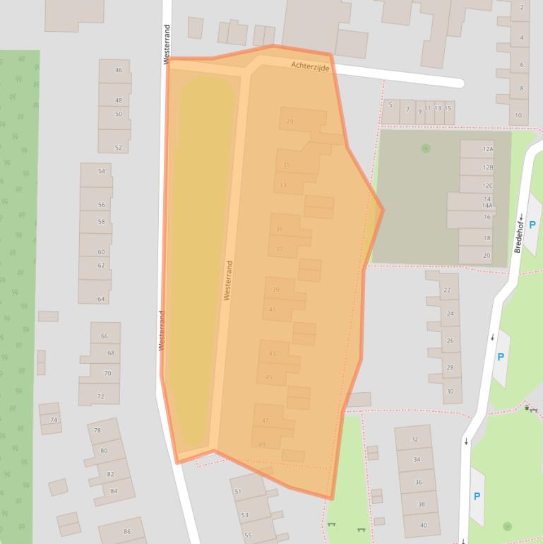 Kaart van postcodegebied 8311AL.