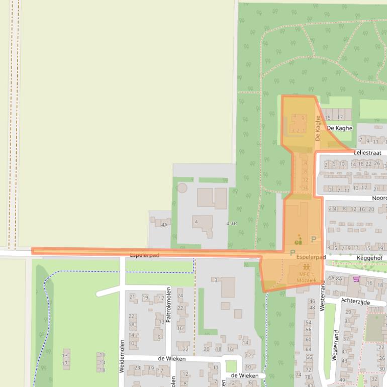 Kaart van postcodegebied 8311AN.