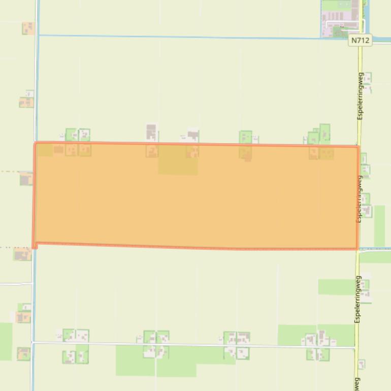 Kaart van postcodegebied 8311PB.