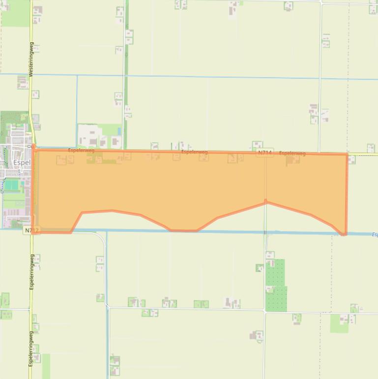 Kaart van postcodegebied 8311PN.