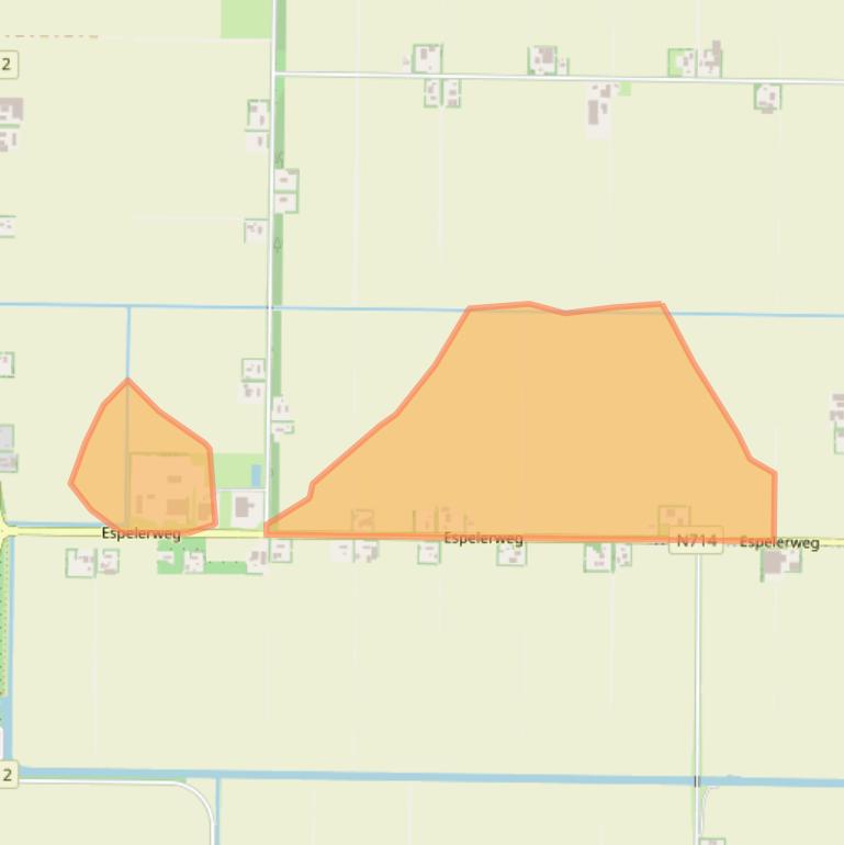Kaart van postcodegebied 8311PP.