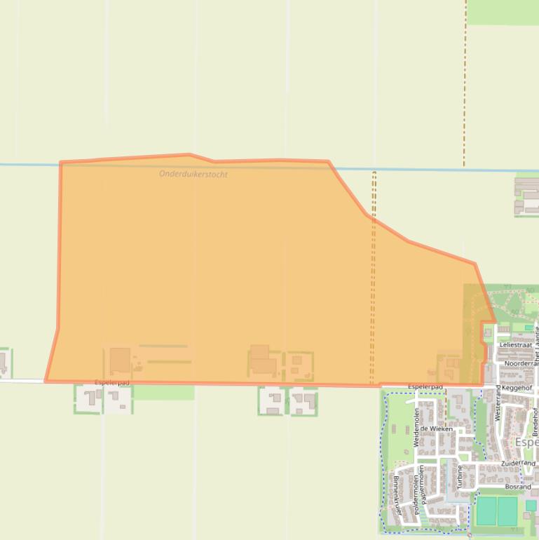 Kaart van postcodegebied 8311PS.