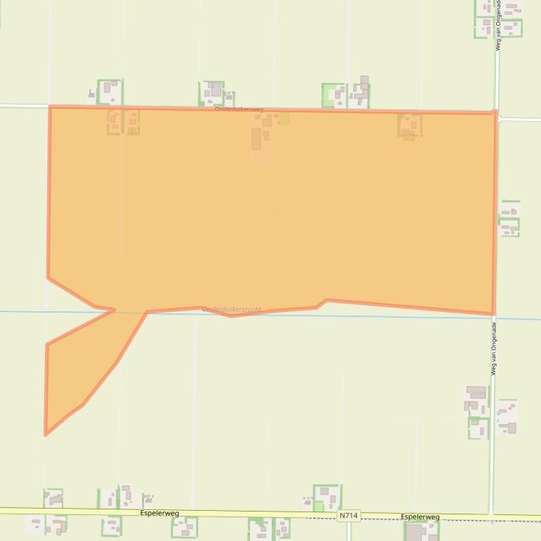 Kaart van postcodegebied 8311RD.