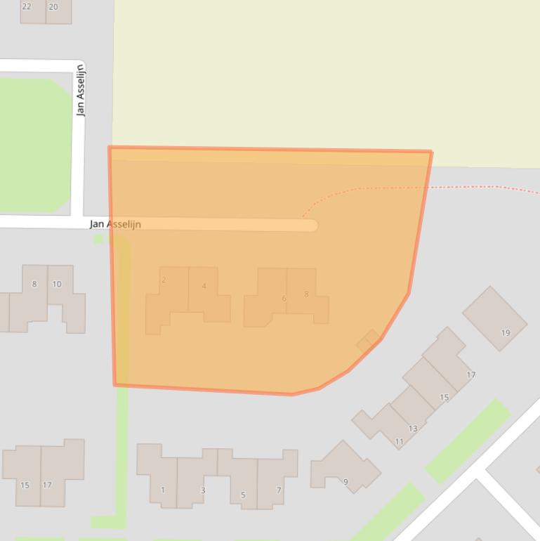 Kaart van postcodegebied 8312CC.