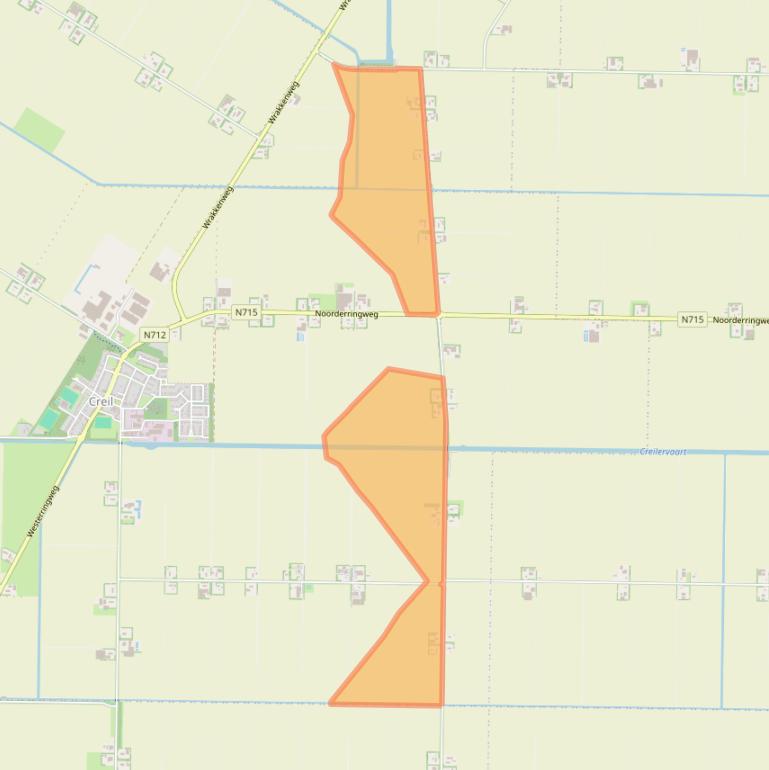 Kaart van postcodegebied 8312PA.