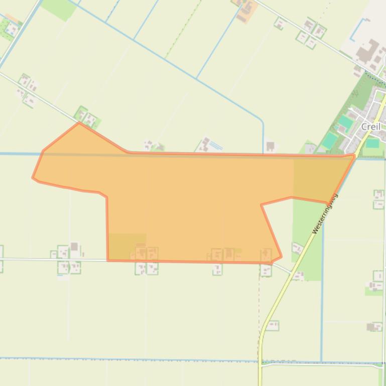 Kaart van postcodegebied 8312PJ.