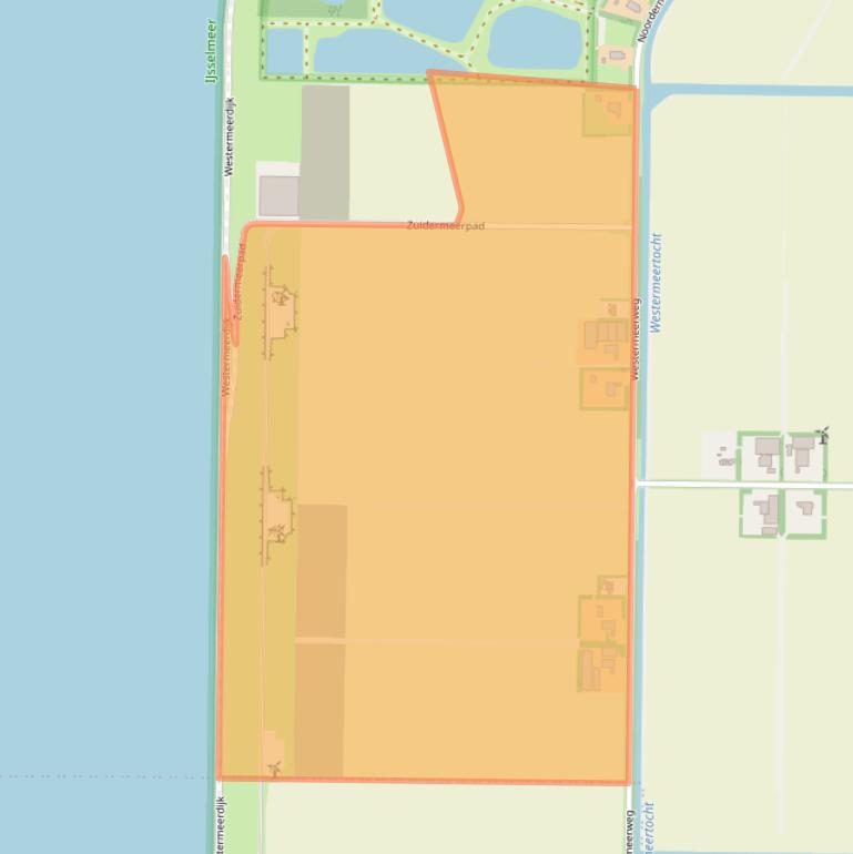 Kaart van postcodegebied 8312PL.