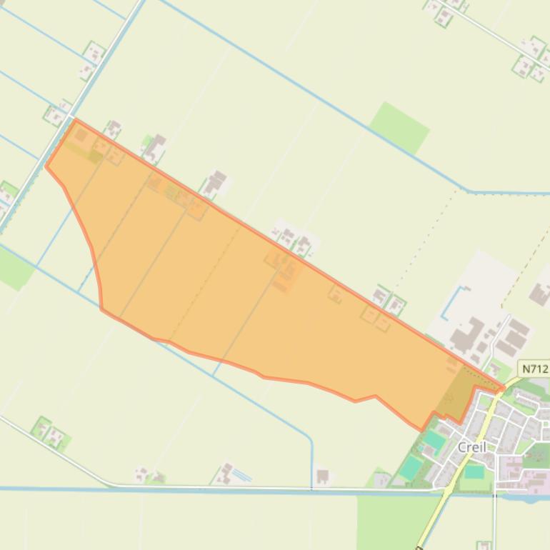 Kaart van postcodegebied 8312PP.