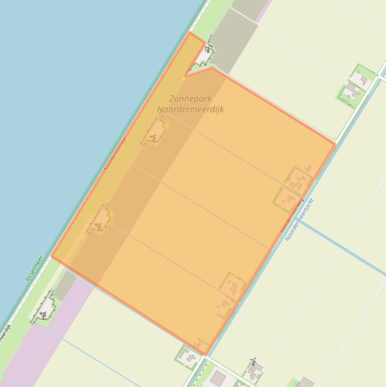 Kaart van postcodegebied 8312RB.