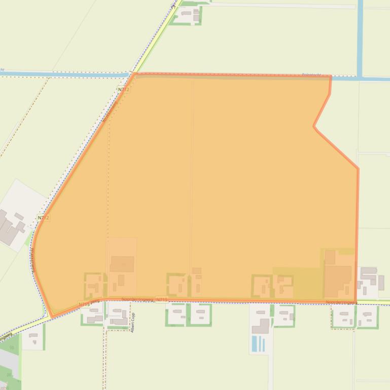 Kaart van postcodegebied 8312RH.