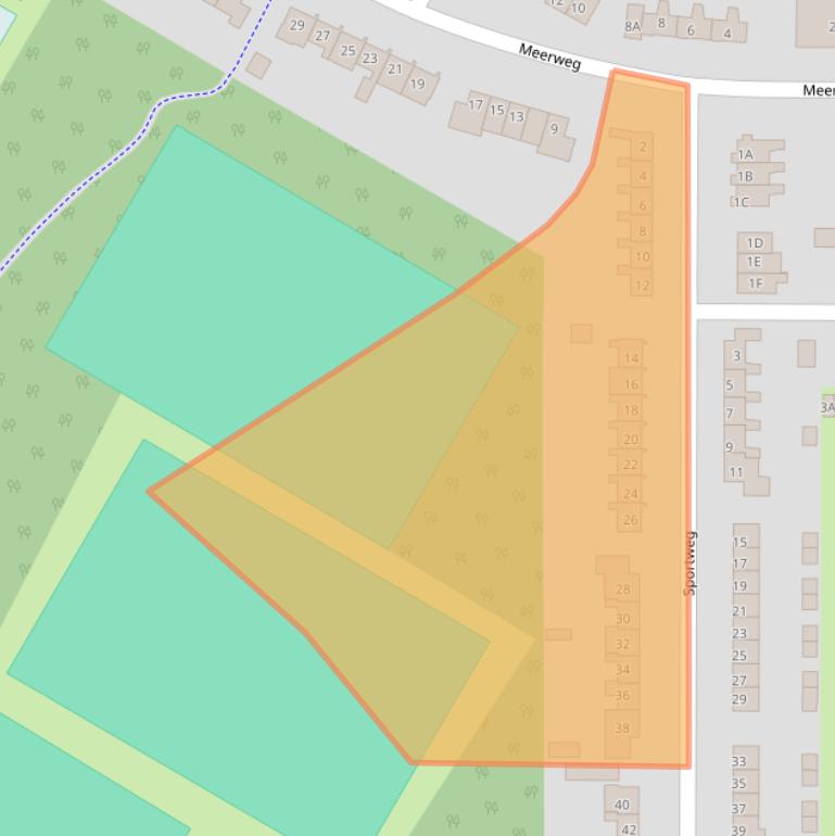 Kaart van postcodegebied 8313AP.