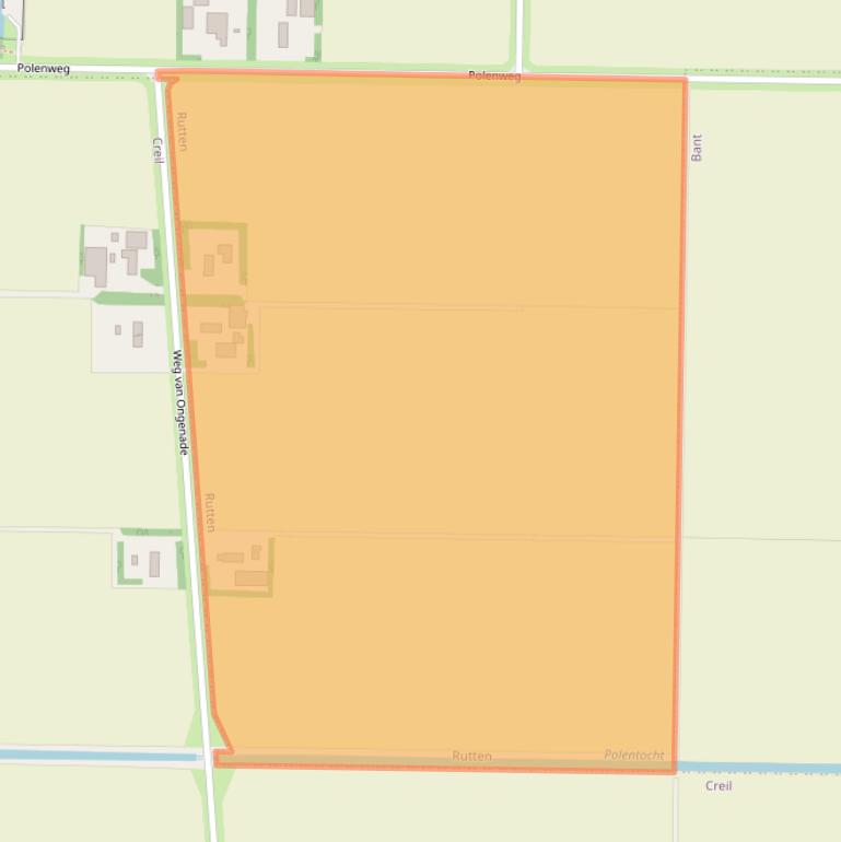 Kaart van postcodegebied 8313PA.