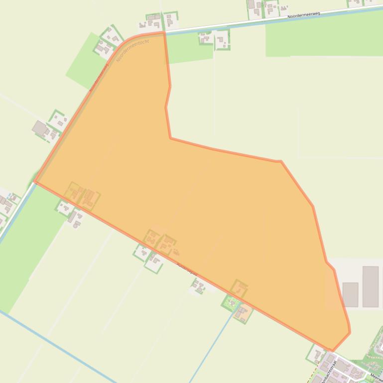 Kaart van postcodegebied 8313PN.