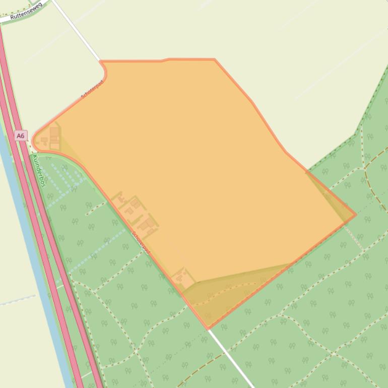 Kaart van postcodegebied 8313RN.