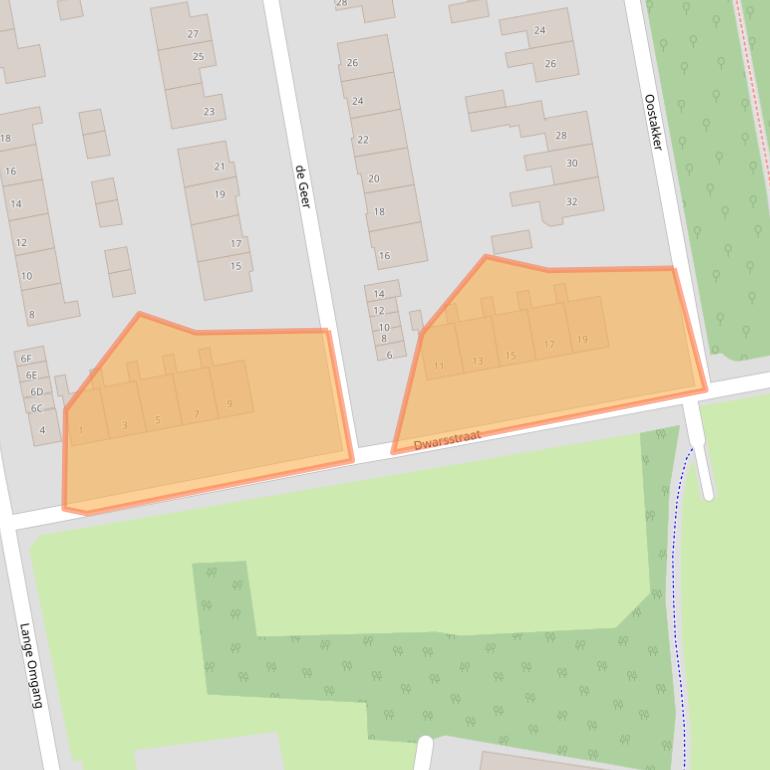 Kaart van postcodegebied 8314AR.