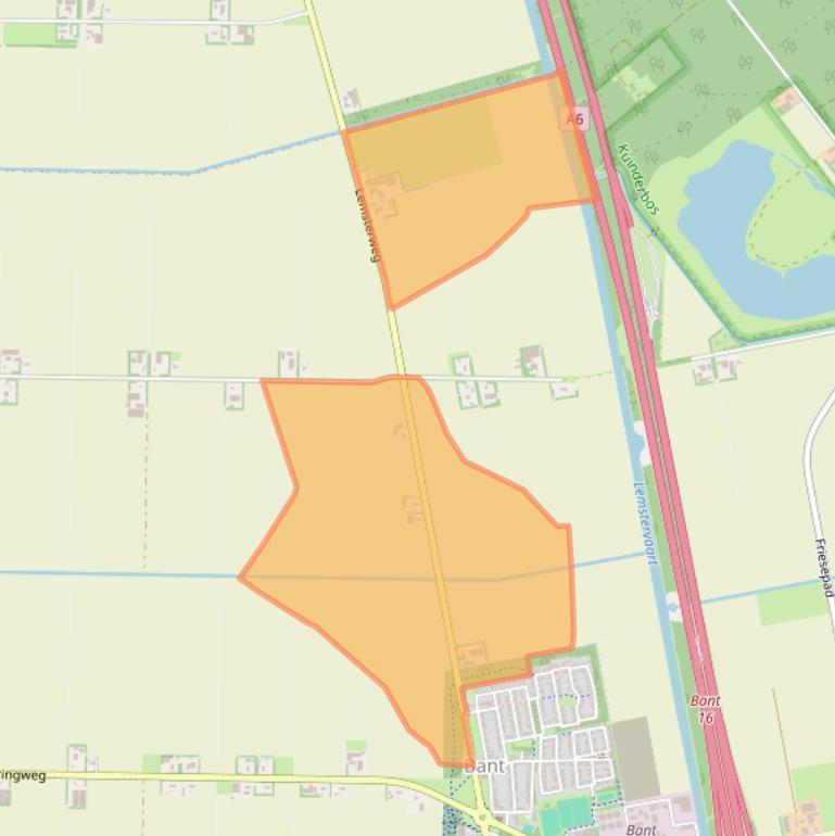 Kaart van postcodegebied 8314PK.