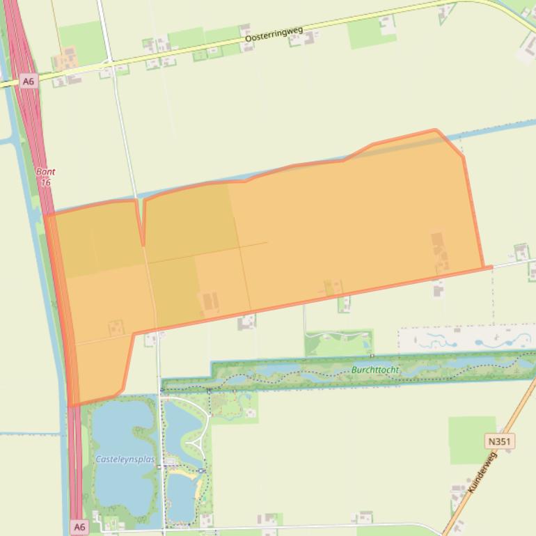 Kaart van postcodegebied 8314PP.