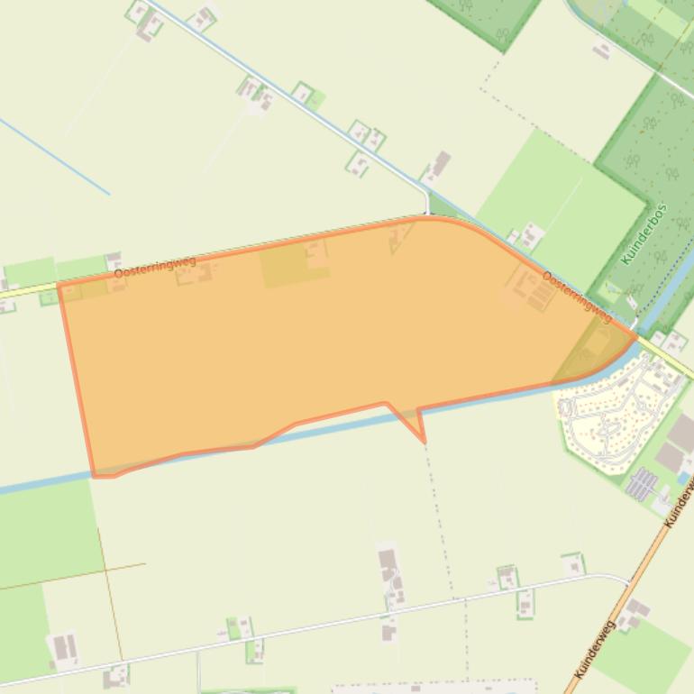 Kaart van postcodegebied 8314PS.