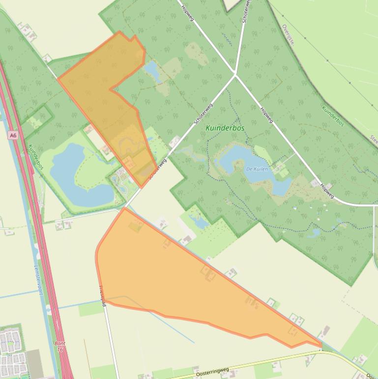 Kaart van postcodegebied 8314PW.