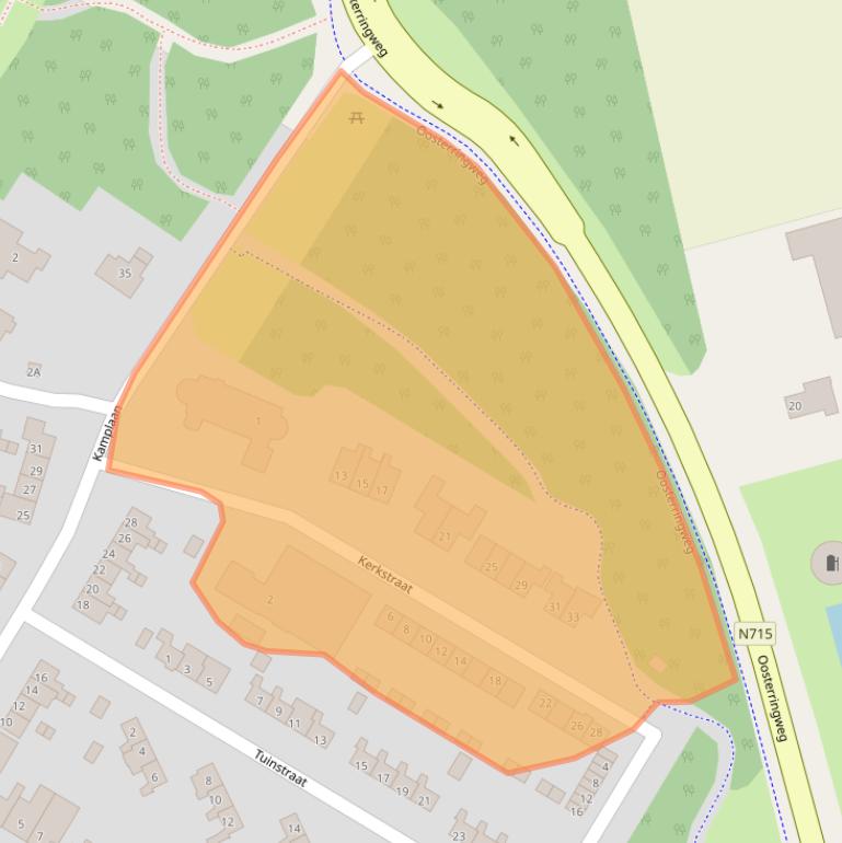 Kaart van postcodegebied 8315AD.