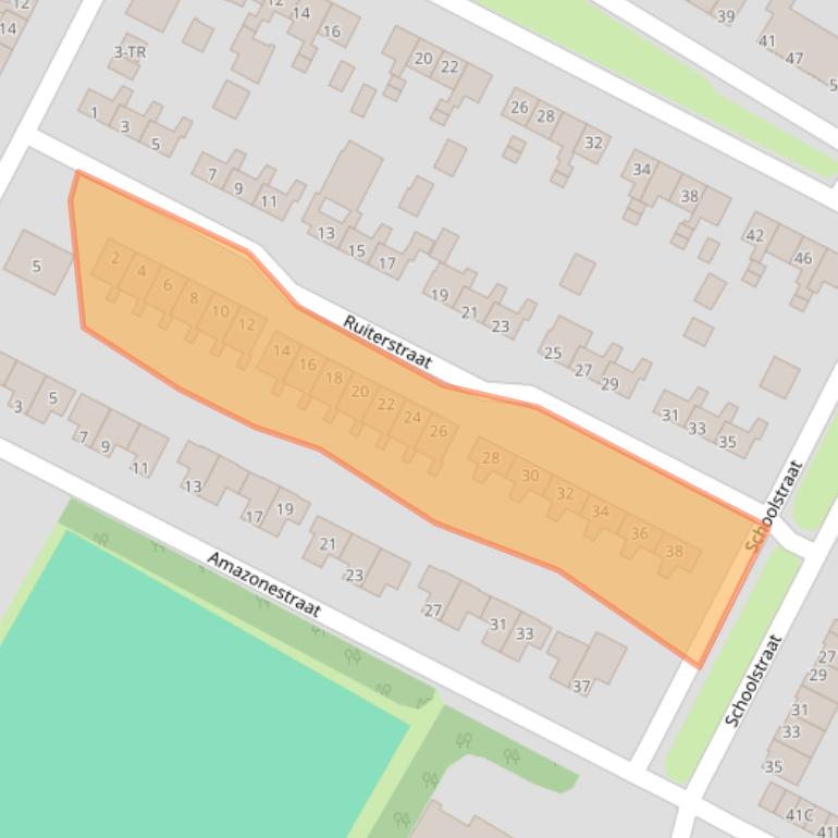 Kaart van postcodegebied 8315AL.