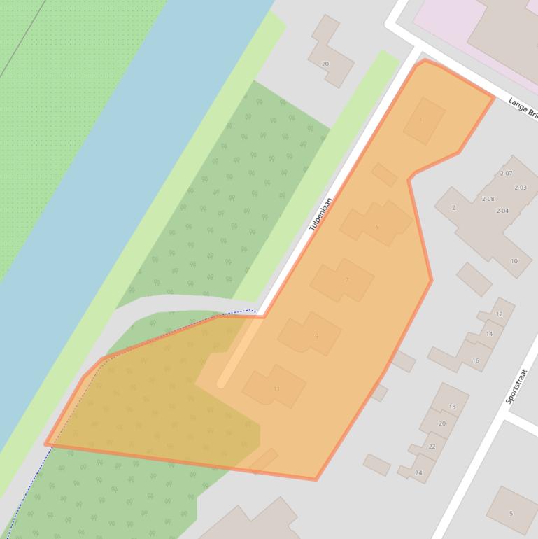Kaart van postcodegebied 8315AX.
