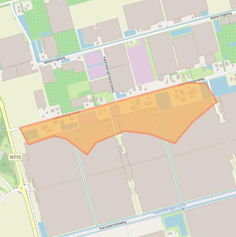 Kaart van postcodegebied 8315PE.