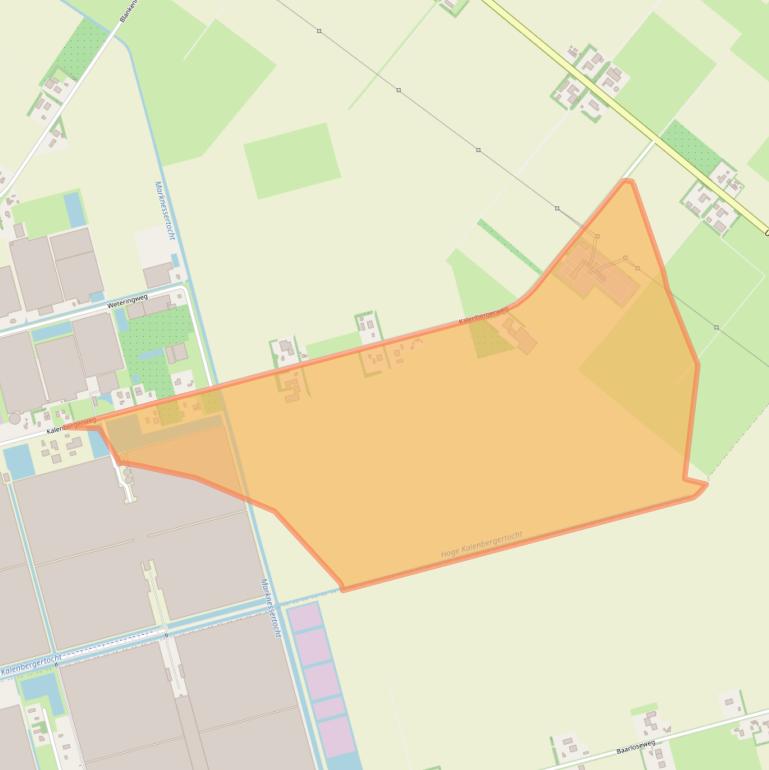 Kaart van postcodegebied 8315PG.