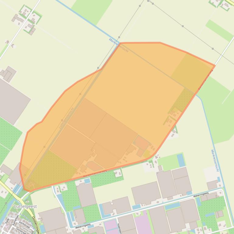 Kaart van postcodegebied 8315PH.