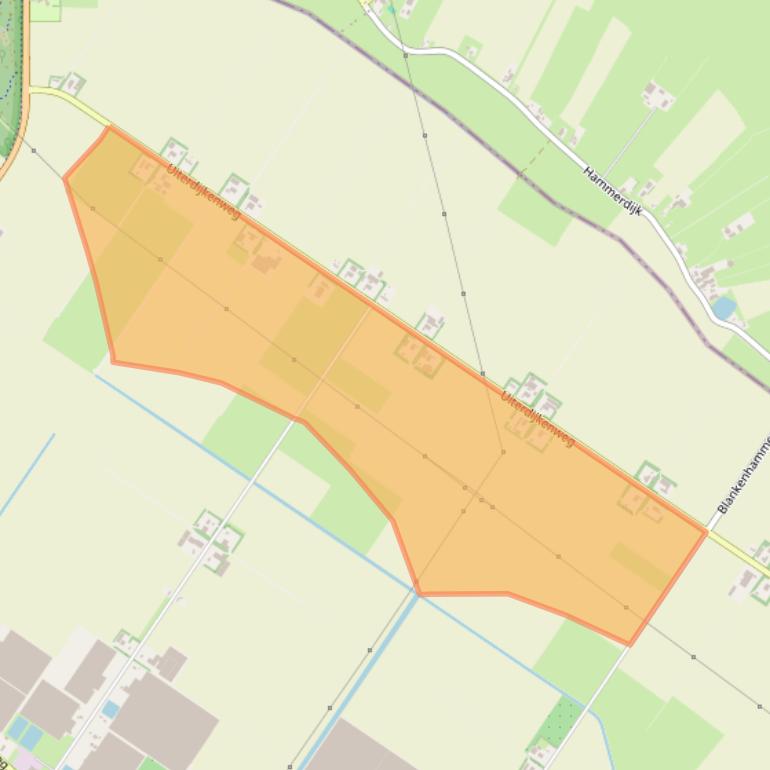 Kaart van postcodegebied 8315PP.