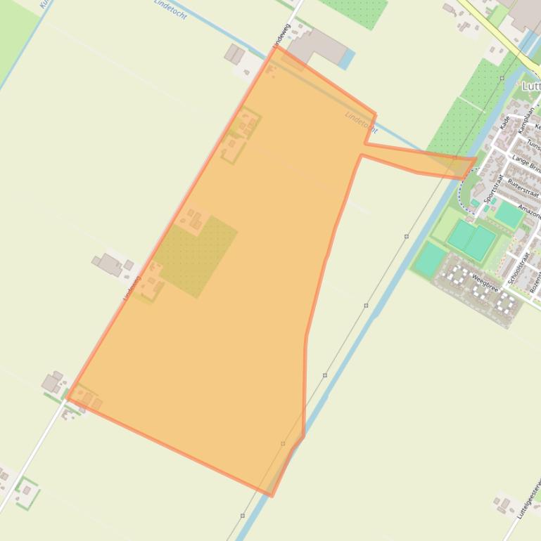 Kaart van postcodegebied 8315RD.