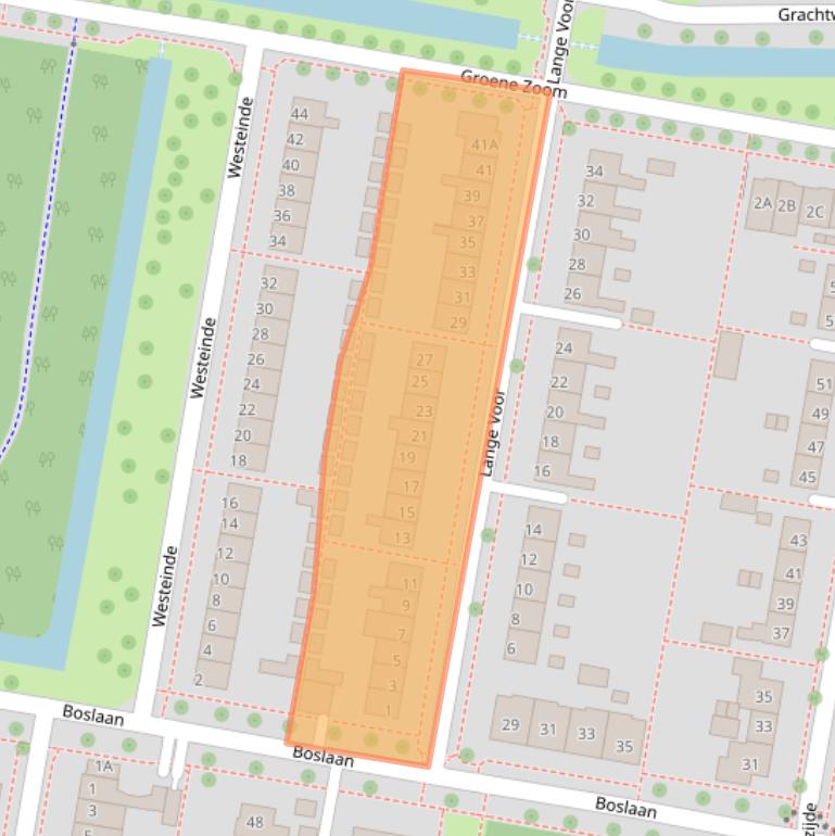 Kaart van postcodegebied 8316BB.