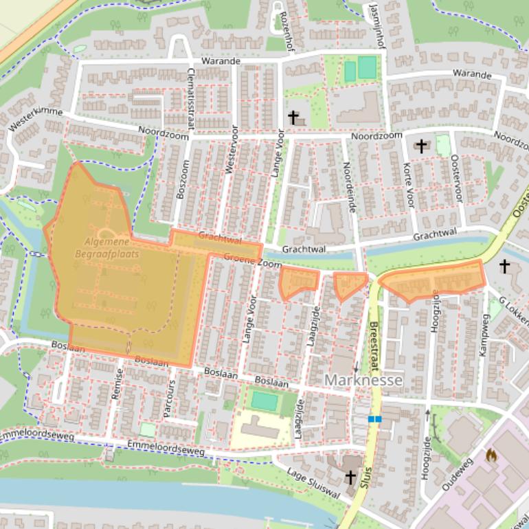 Kaart van postcodegebied 8316BK.