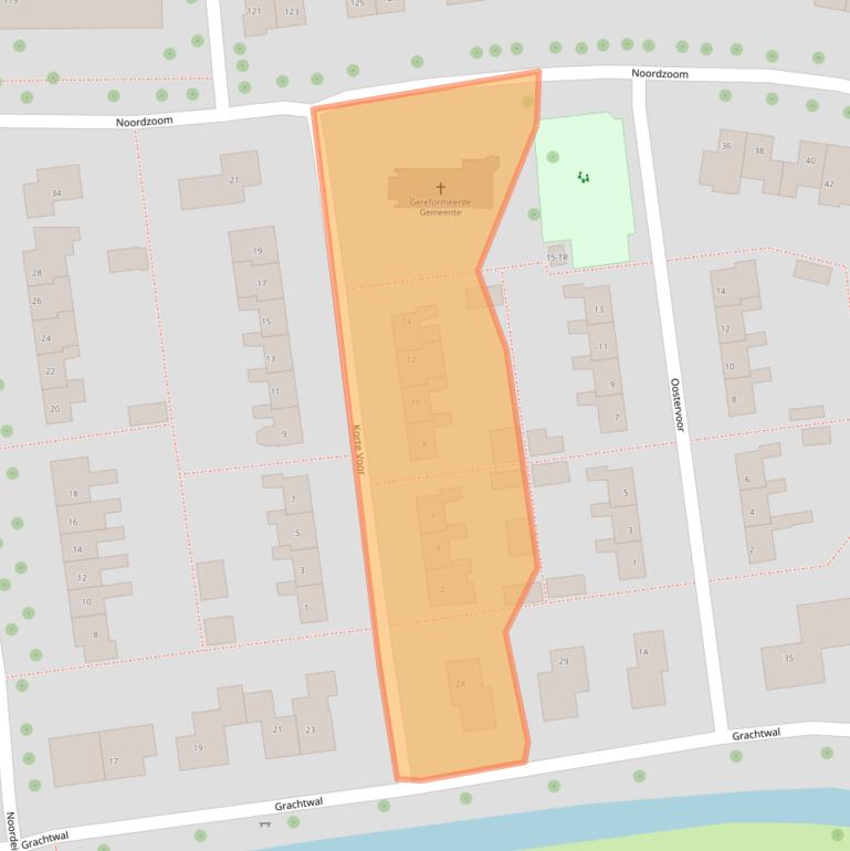 Kaart van postcodegebied 8316BR.