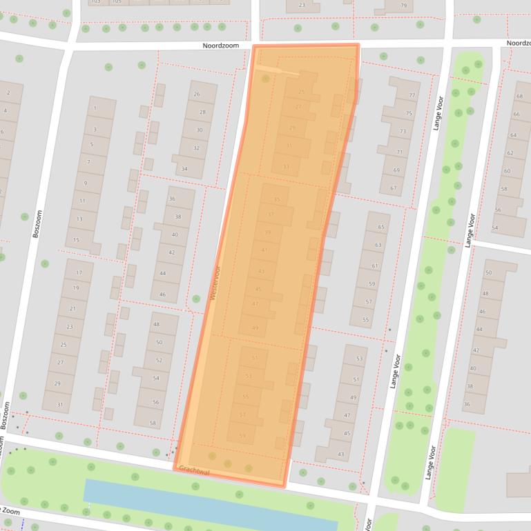 Kaart van postcodegebied 8316CB.