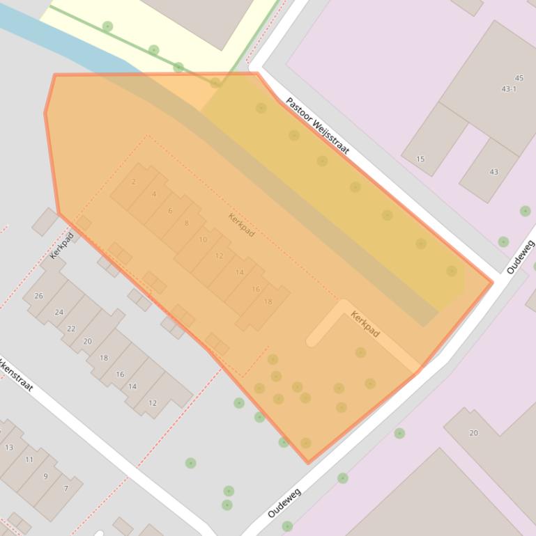 Kaart van postcodegebied 8316DB.