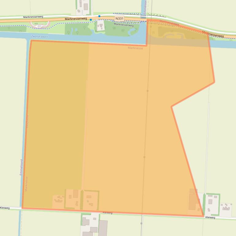 Kaart van postcodegebied 8316PC.