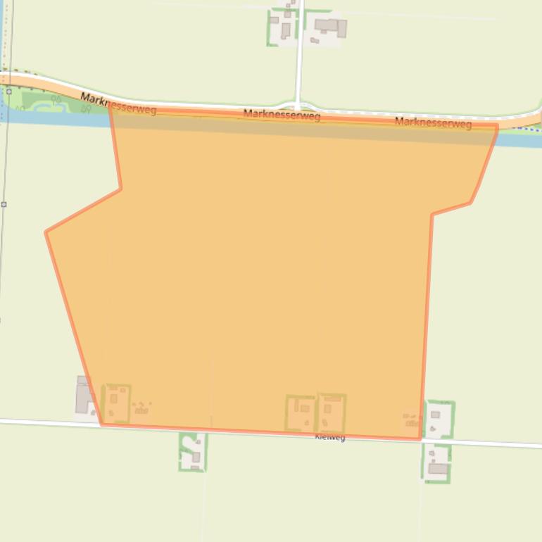 Kaart van postcodegebied 8316PD.