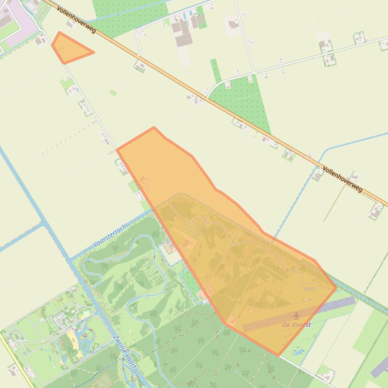 Kaart van postcodegebied 8316PP.