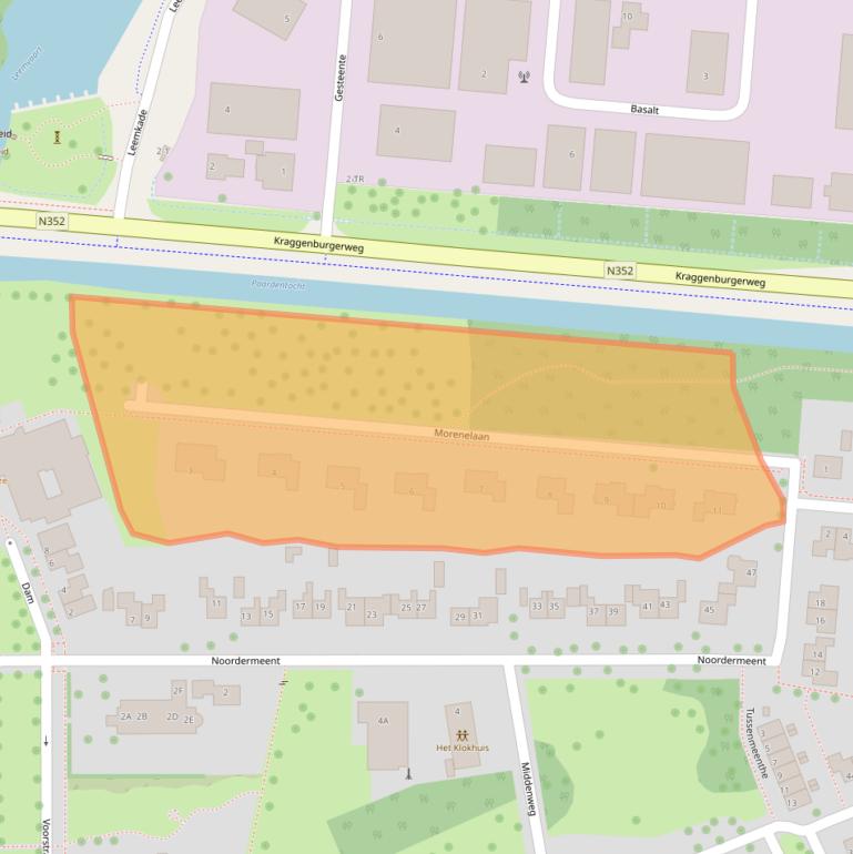 Kaart van postcodegebied 8317AX.