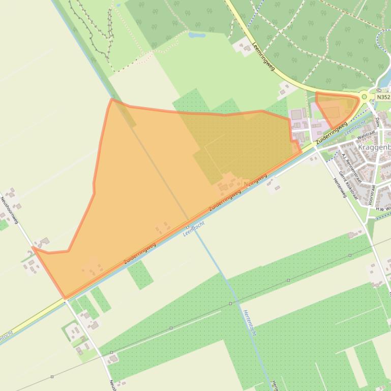 Kaart van postcodegebied 8317RA.